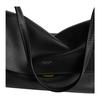 Coach Chelsea 36 Charme Logo Fermeture à Poussoir Avec Poche Zippée Sac à Bandoulière en Cuir Grain Naturel Grand Sac à Bandoulière Femme Noir CDS62-B4BK