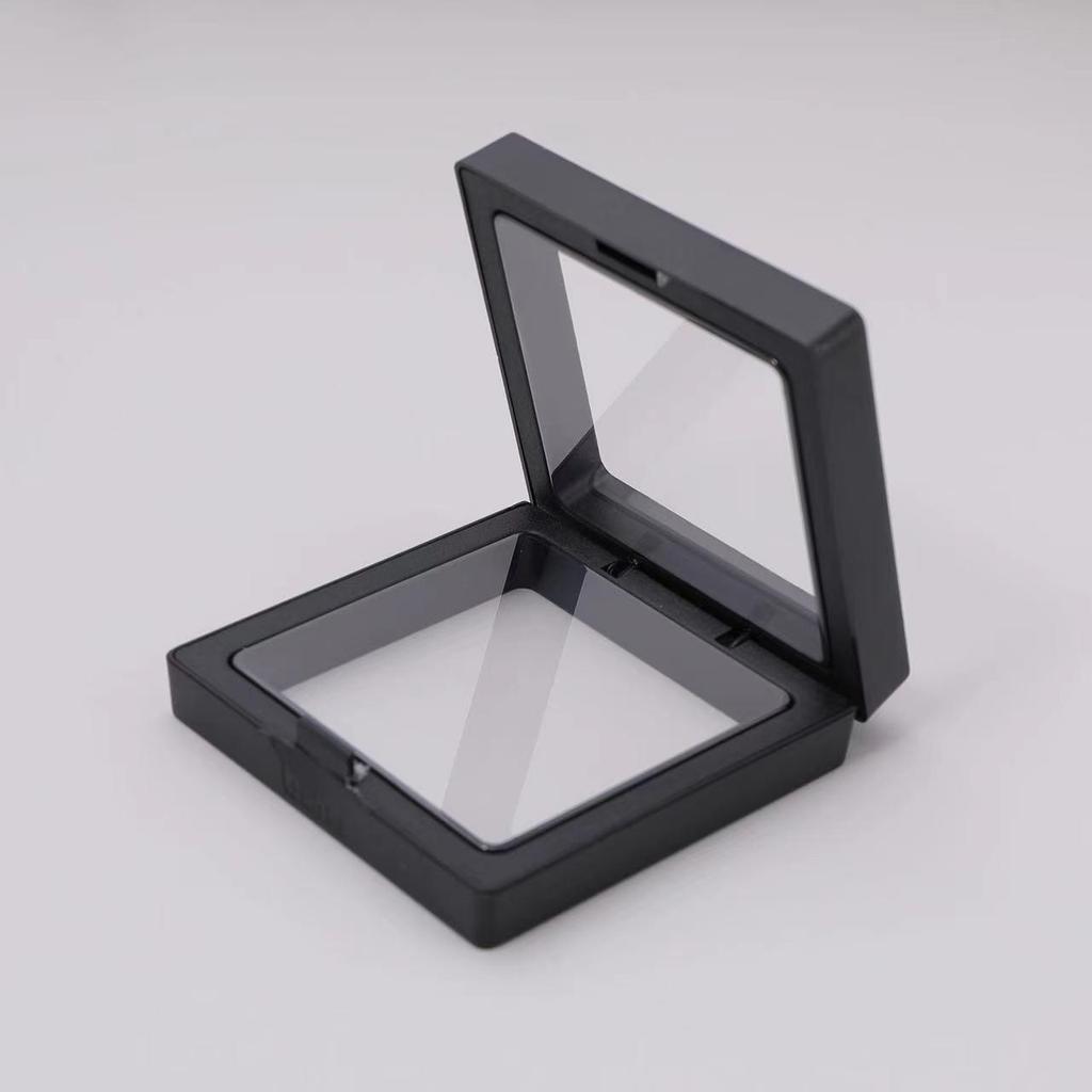 Transparent Anti-Scratch Jewelry Suspension Box with Dustproof Cardboard Sleeve