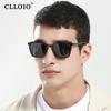 CLLOIO Quadratische photochrome polarisierte Sonnenbrille für Männer und Frauen, Mode, Reisen, Autofahren, blendfreie Sonnenbrille, männlich, Oculos de Sol