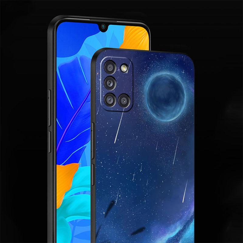 Sky Full Moon Fall Funda Für Samsung Galaxy A32 A71 A22 A12 A72 A11 A52 5g A51 4g a13 A21s A41 A23 A73 Silikon Coque
