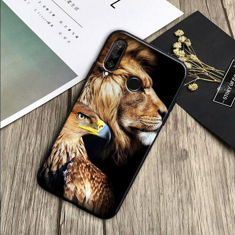 Animal Lion Wolf Tiger Eagle For Huawei Nova 7i 3i 8i 11 12i 10 9 SE Y60 Y61 Y70 Y72 Y73 Y90 Y91 P20 P30 Pro P40 Lite Case