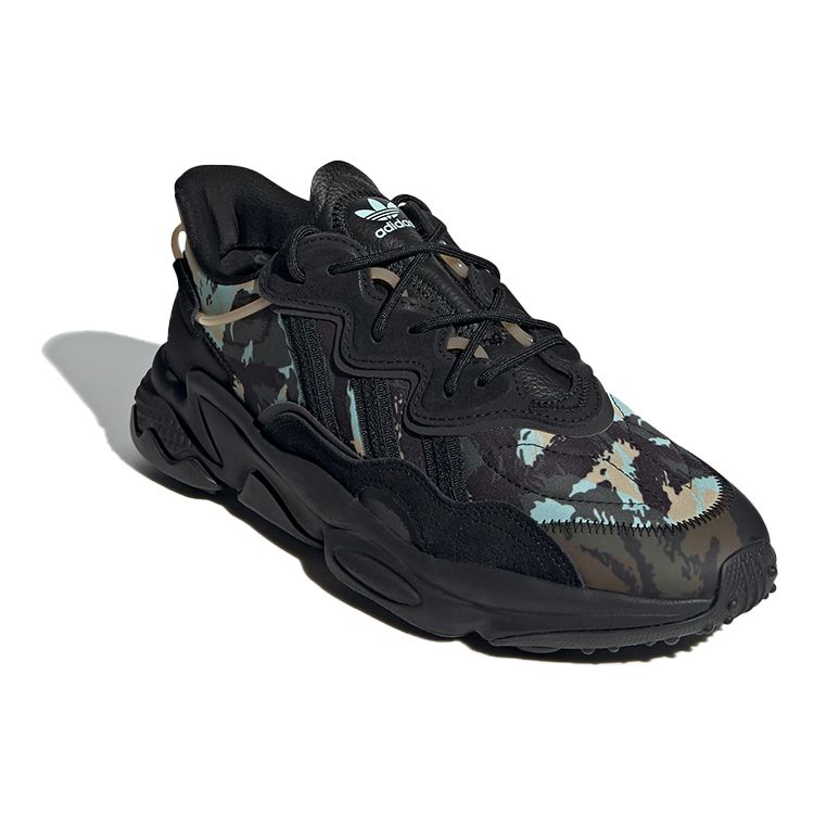 Adidas Ozweego Black Camo Unisex Sneakers Core-Black Hazy-Beige GV9710