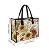 Vintage Sunflower Floral Tote Bag