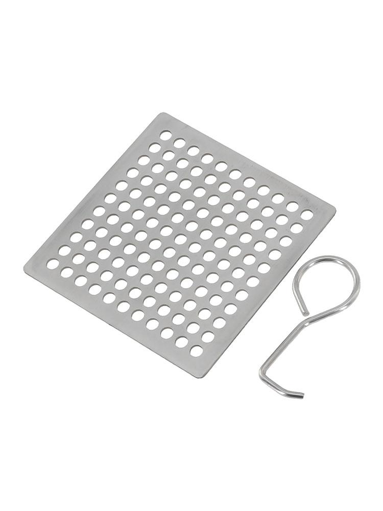 Udržujte odtoky čisté Čtvercový nerezový sprchový odtok Kryt filtru na vlasy