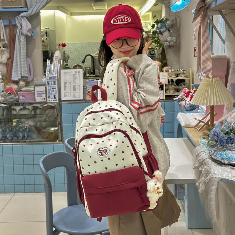 Star Backpack High School Students Light School Bag