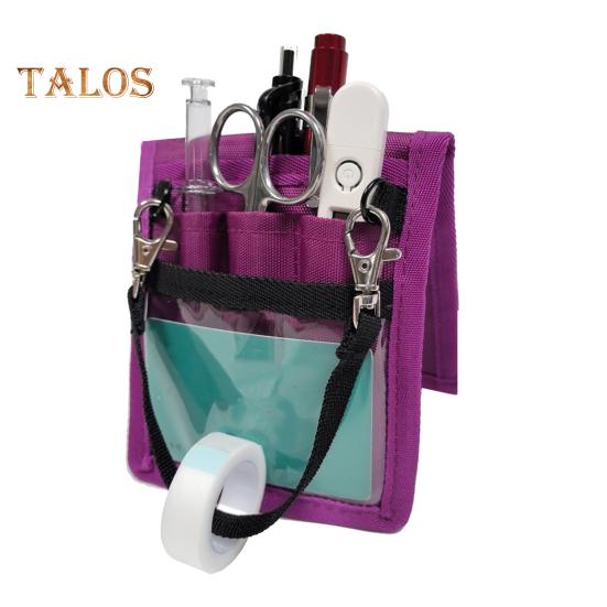 

Защитная сумка для медсестры, сумка для инструментов парикмахера, многокарманный органайзер для врачей, медсестер и студентов фиолетовый