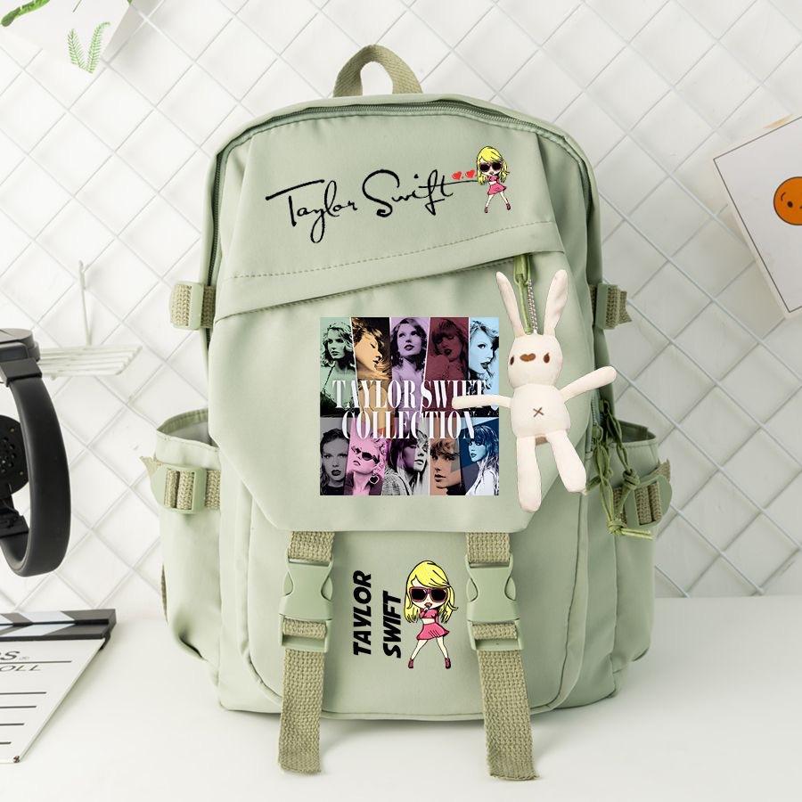 

Cartoon Primary School Schoolbag Girl Boy J Creative Funny Children Large Capacity Backpack Light світло-зелений колір