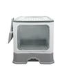 New Folding Fully Enclosed Cat Litter Box Extra-large Top-type Cat Litter Tray Oversized Double-door Cat Toilet