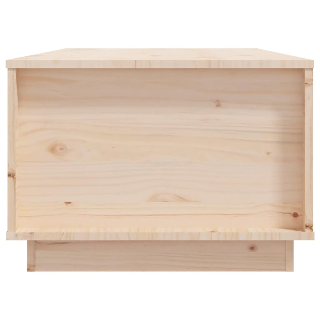 Vidaxl Stolik Kawowy, 100X50X35 Cm, Lite Drewno Sosnowe