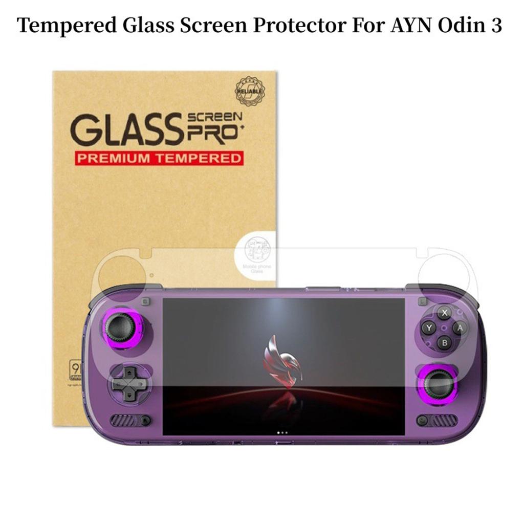 For AYN Odin3 Game Console Screen Protector Anti-Scratch Handheld Tempered Glass Console Protective Glass Film Gift for Friends