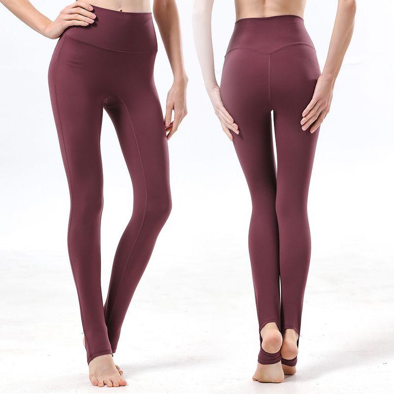 Nude Feel Seamless Yoga Pants Women's Quick-Dry Pants Stepping Pants Dance Fitness Body Pants Fashion All-Match Outerwear Leggings