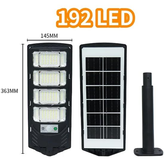 

Солнечный светильник LED Wick High Lumen 500000LM Солнечный светильник Водонепроницаемый настенный светильник Солнечный светильник Уличный светильник Уличный светильник с дистанционным управлением Садовый светильник A-(Big) 192 LED