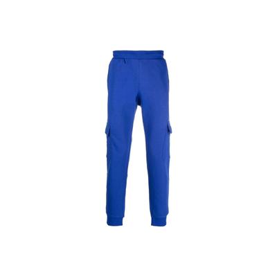 Trefoil Essentials Cargo Pants Semi Lucid Blue Men Streetwear IA4781