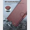 Coque de protection - BOOLING - Samsung Galaxy A05 - Marron - Portefeuille - Anti-choc
