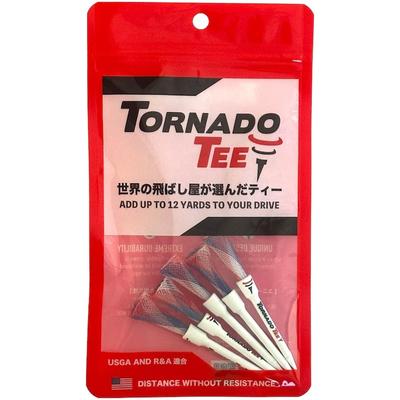 TORNADO TEE Tee de Golf Tornado Authentique ROUGE BLANC BLEU "5 pièces" & & (3,25 pouces)