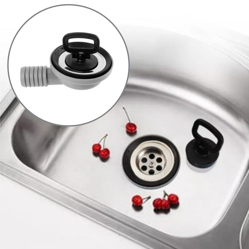 RV Sink Waste Drain Plug Stainless Steel Kitchen Sink Drain Strainer Anti-Clogging Sink Food Catcher For Boat Caravan Motorhome
