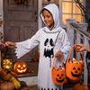 Kids Halloween Cape Costume with Pumpkin Candy for Party -or-