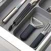 Besteckschubladen-Organizer 3 in 1 Umweltfreundlicher Kunststoff Multifunktions-Besteckorganisator für Messer