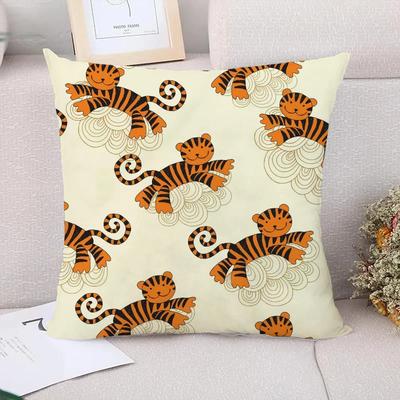 Tigre Copricuscino per Federe Cuscini Decorativi Arredamento per la Casa Federa x Cuscini da Divano Biancheria da Letto Misura Singola Divano