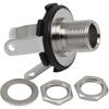 FLEOR Electric Guitar Jack 6.35mm 1/4" Mono Jack Copper Input/Output Socket with Nut Washer