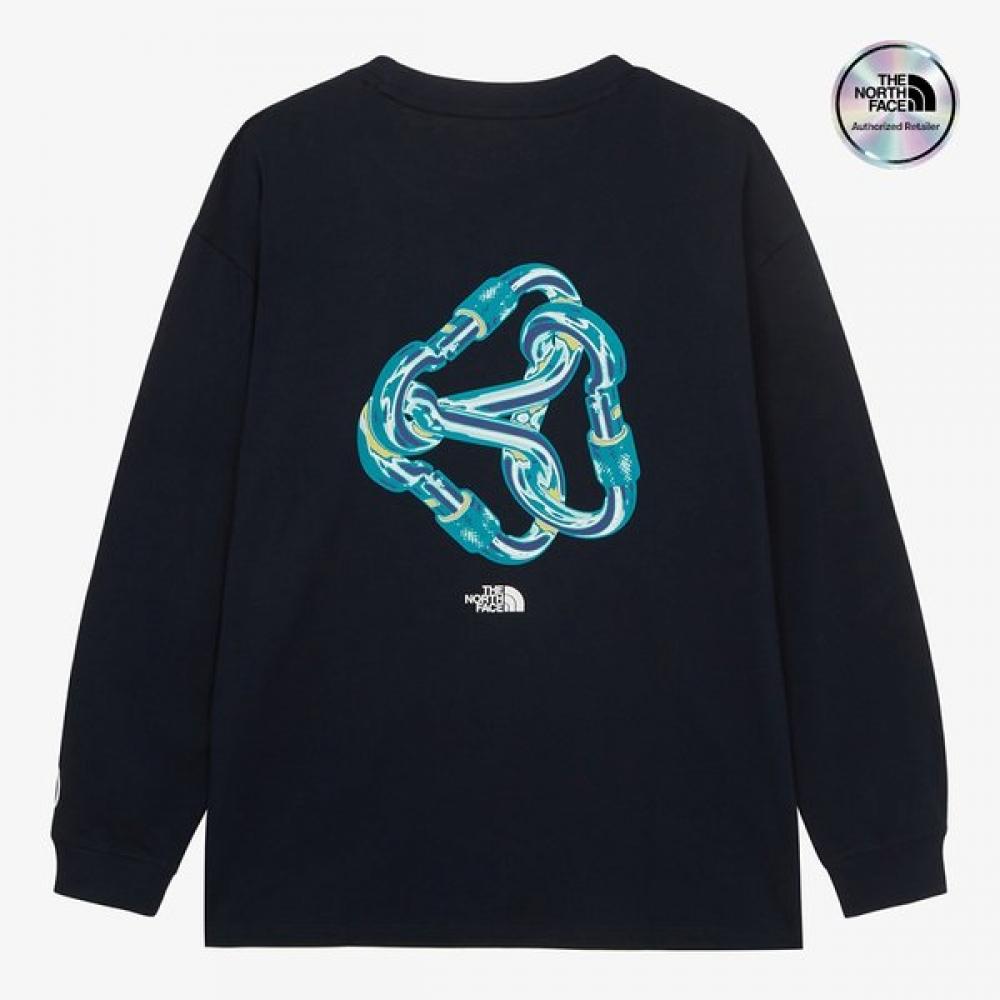 The NorTh Face Men S Long Sleeve T ShirT midnighT Navy nT7Tr70b