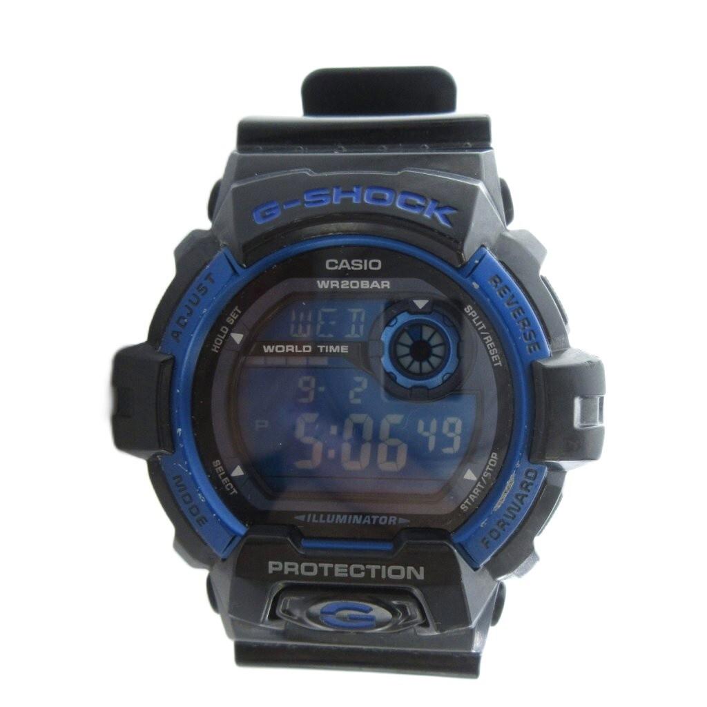CASIO Quartz Digital Watch with G-SHOCK G-8900A Calendar, Black, Men's GY18 /MQ