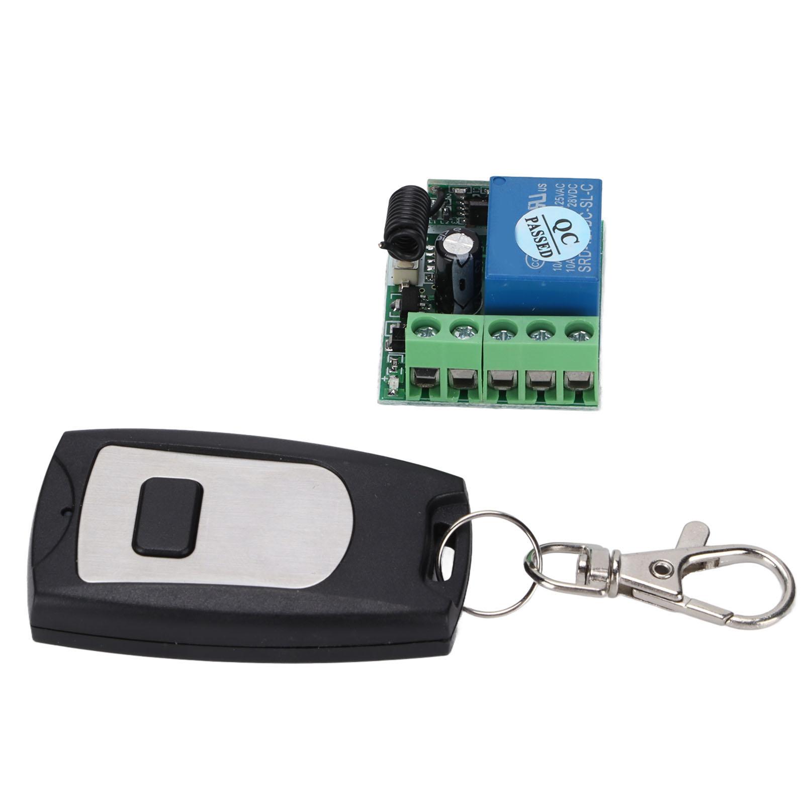 

Релейный пульт дистанционного управления с одним каналом и одной кнопкой, обучающийся тип реле, дистанционный переключатель с крышкой кнопки DC12V