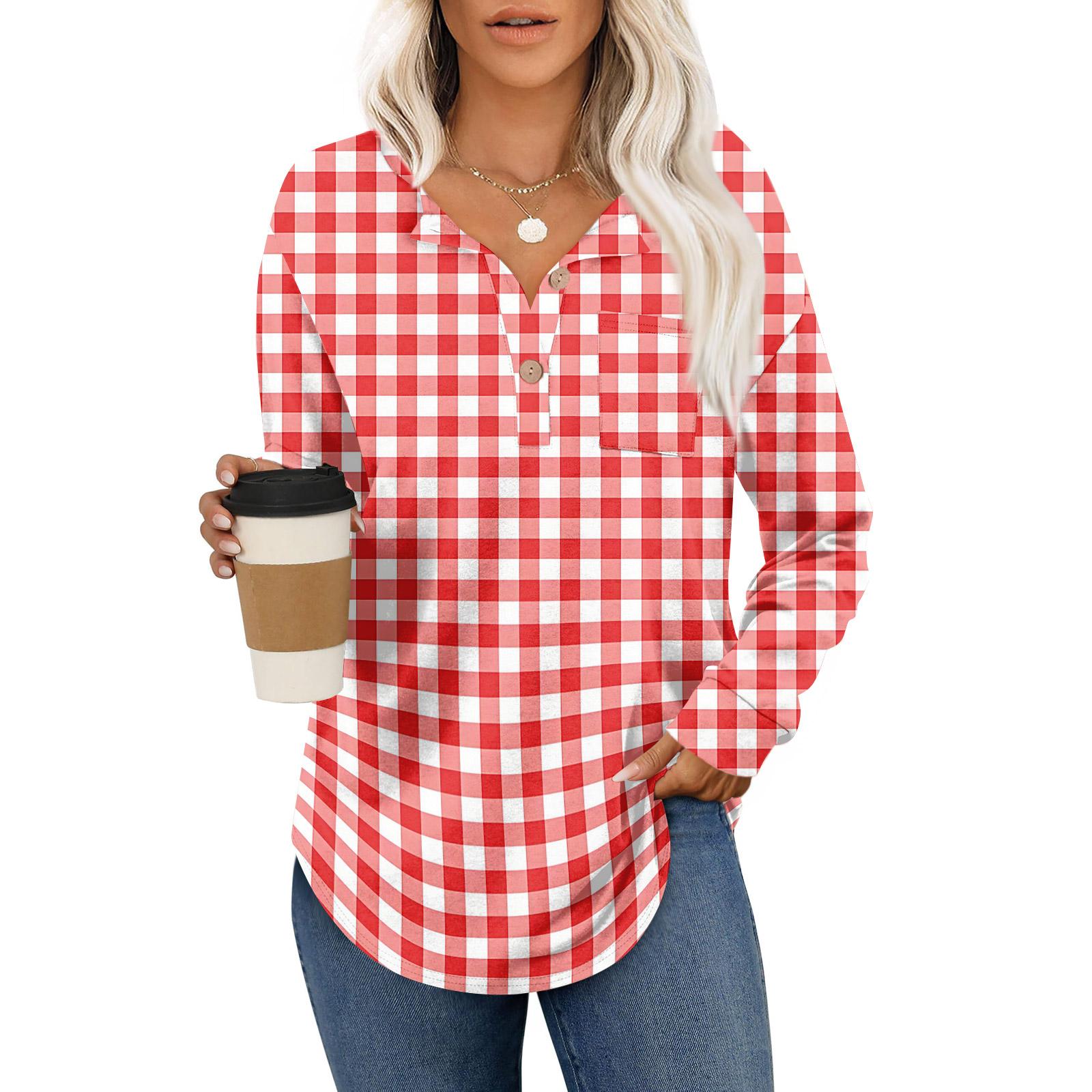 

Women s Retro Printed Fashionable Long-sleeved Top M