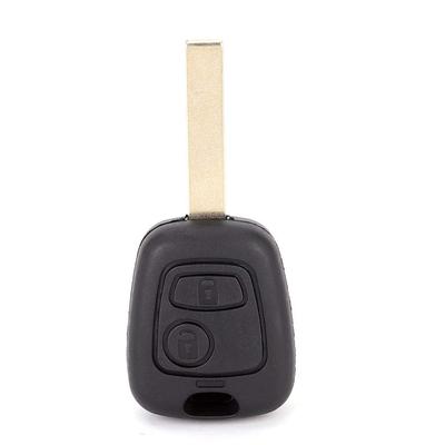 Car Key Case, 1 Car Key Case, Peugeot 307 Key-Qiilu Key Shell, 2 Buttons