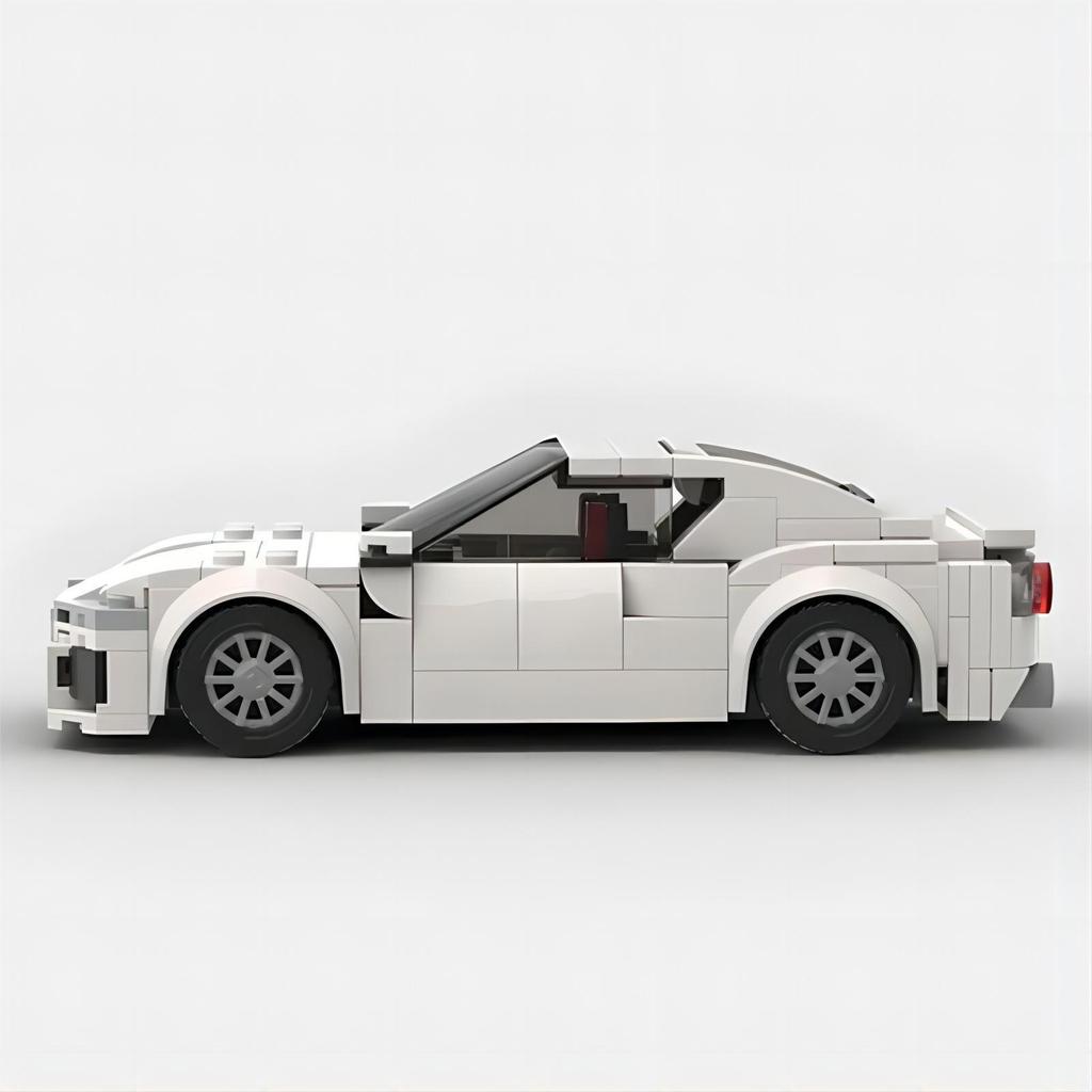 Compatible Small Bricks Supercar Racing Car Children's DIY Educational Building Blocks Set
