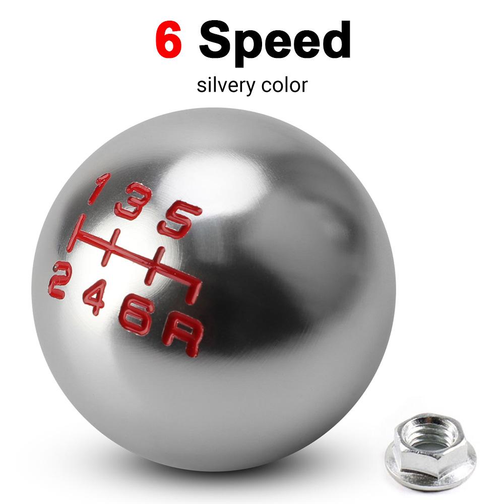 

Aluminum Gear Shift Knob 5/6 Speed Matte Ball Shape for Honda Civic FD2 FN2 EP3 TYPE R DC2 DC5 Fit City M10*1.5 Shift Lever Knob