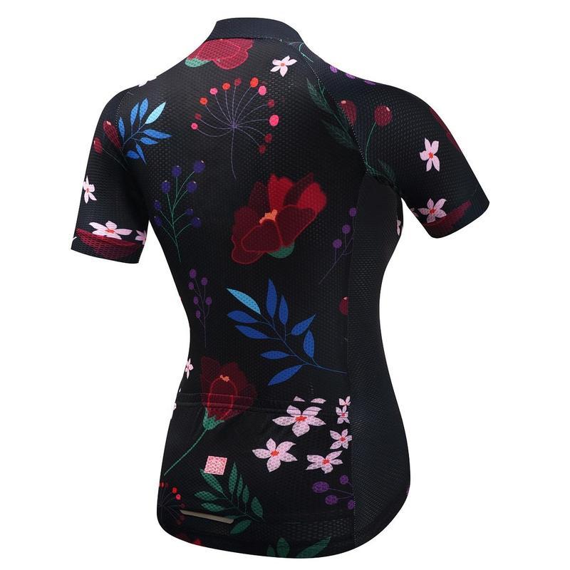 Summer Short Sleeve Riding Bicycle Cycling Clothing Set Women Sport Jerseys Suits