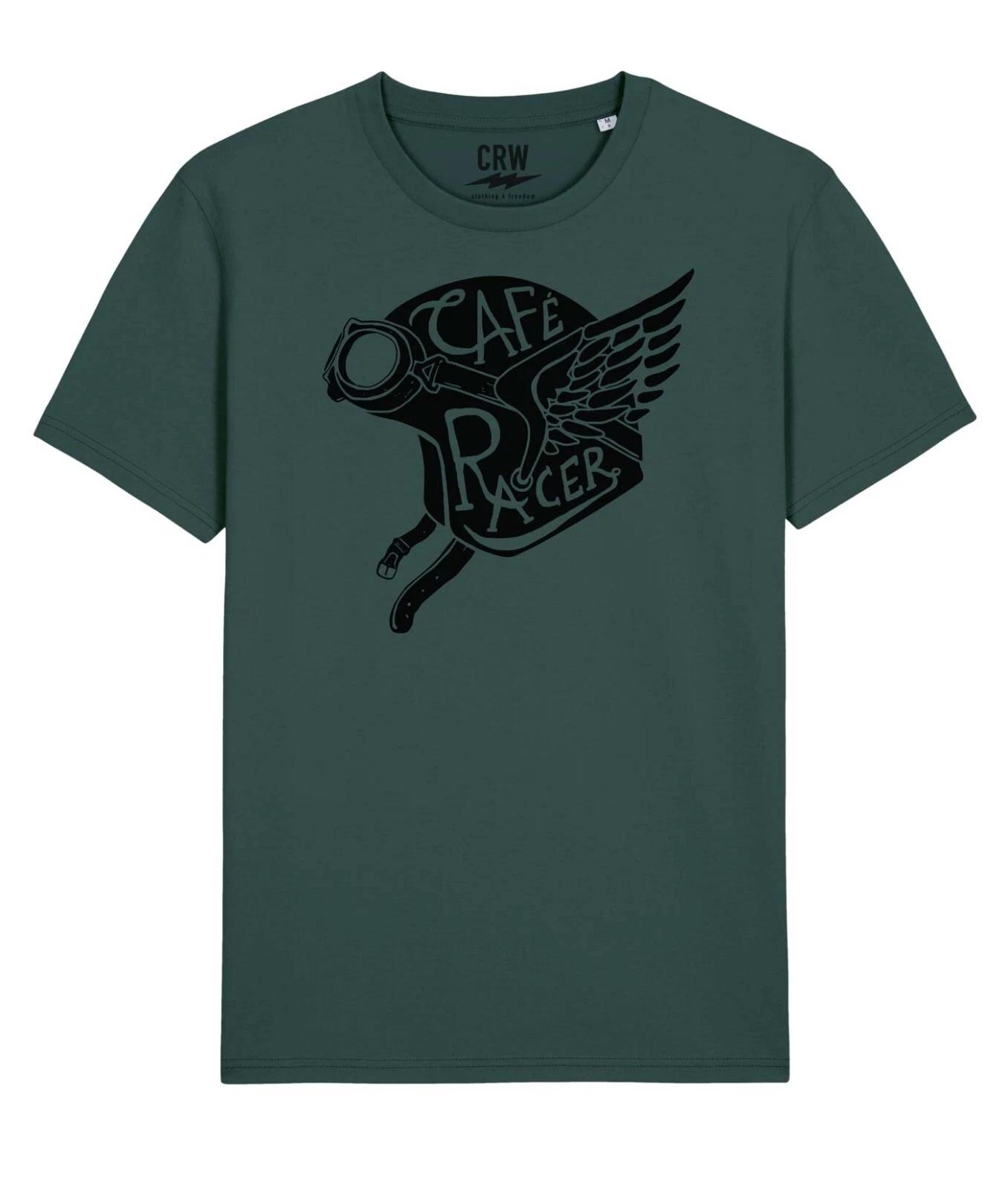 Café Racer Jersey Helmet Biker Winged Biker Helmet T-Shirt 3XL