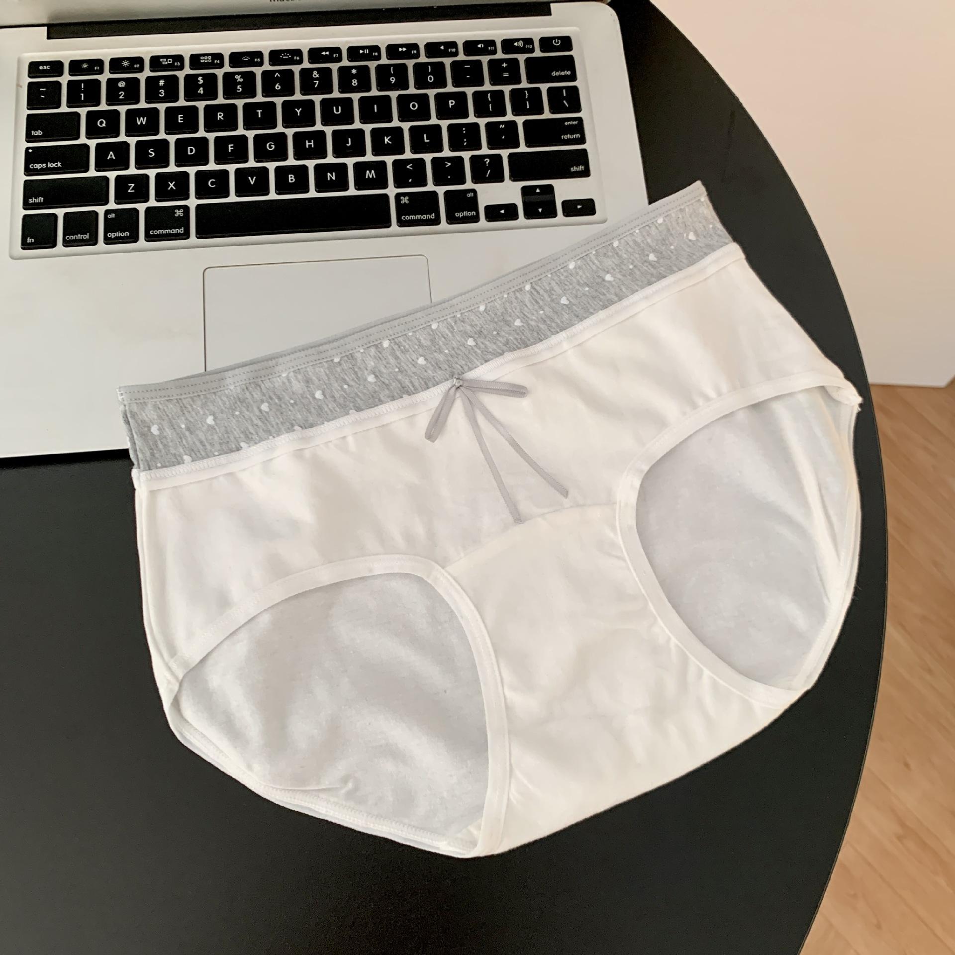 

Plus Size Women s Spring and Autumn Pure Cotton 10A Antibacterial Extended Crotch Underwear 2XL