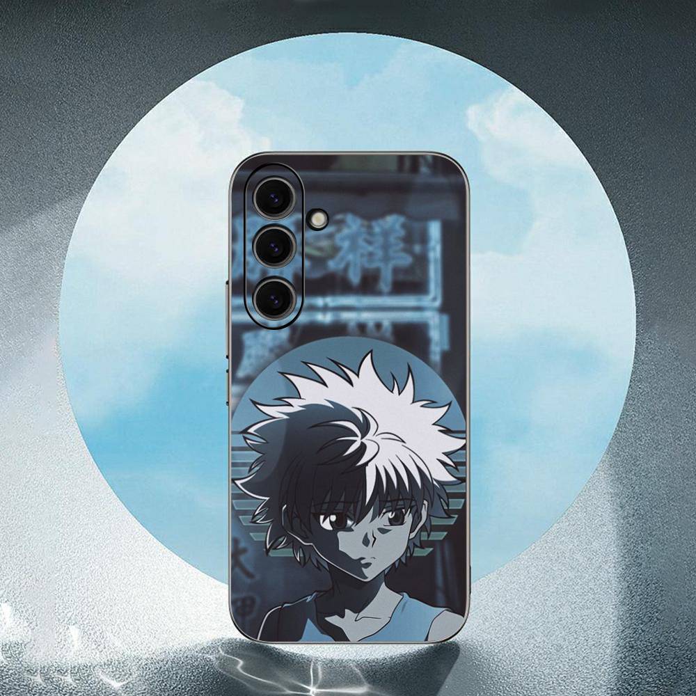 Anime Hunter X Hunter Killua Zaoldyeck For Samsung Galaxy S23 S24 S25 Ultra S22 Plus S21 Black Soft Case Waterproof Soft Case