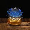 Colorful Lotus Lamp Vibrant Color Battery-Operated Creative Shape Flicker Free Realistic Looking Compact