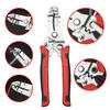 Multi-Function Wire Stripper Pliers Stainless Steel Cable Stripping Crimping Pliers Electrician Tool