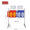 Floor-Standing Stainless Steel Basketball Scoreboard