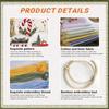 4 Sets Christmas Embroidery Kit  for Beginners Cross Stitch Kits Needlepoint Kits for Adults with Pattern Needles Threads Tools
