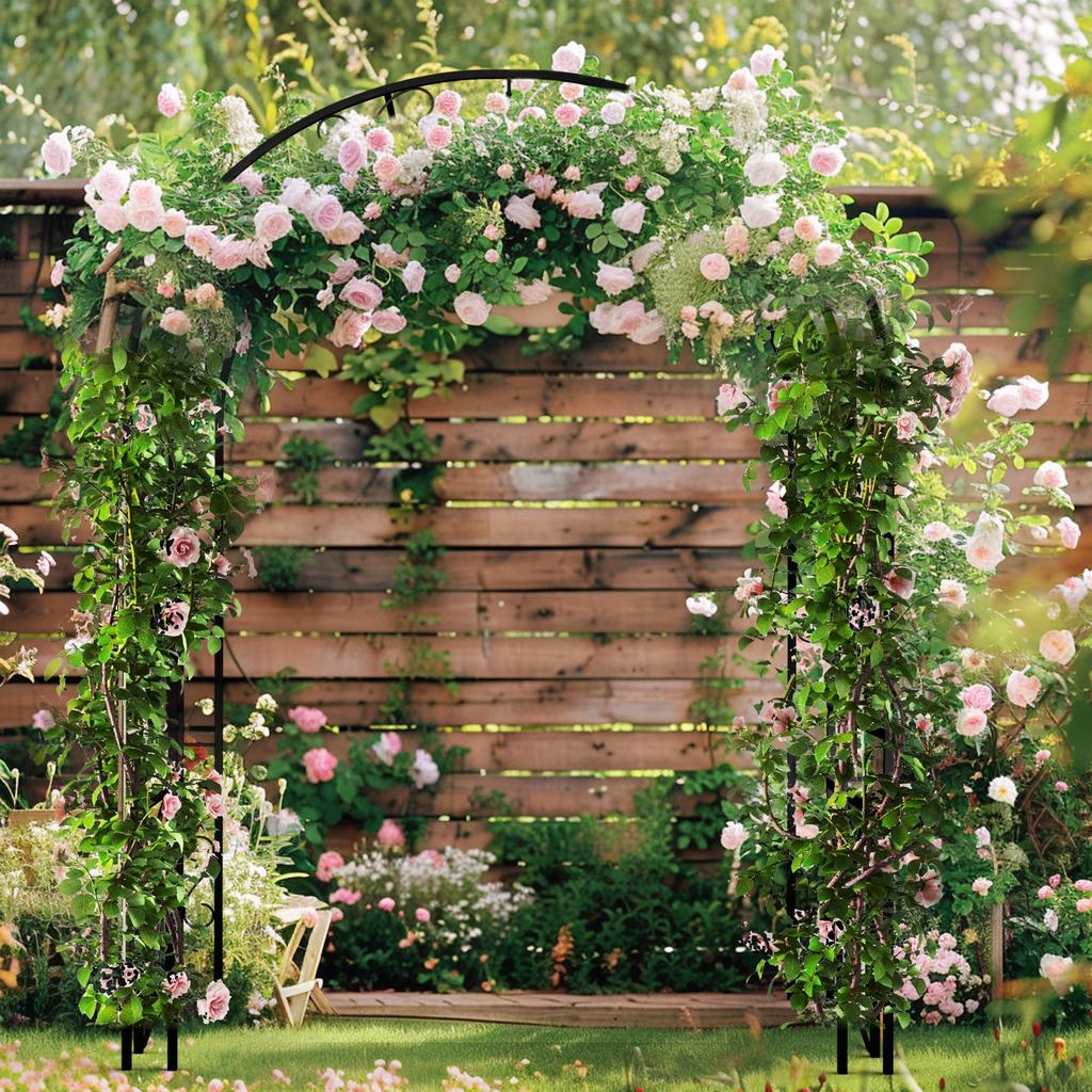 Buiten Metalen Boog voor Klimplanten Heavy Duty Bruiloft Arch Achtergrond Stand