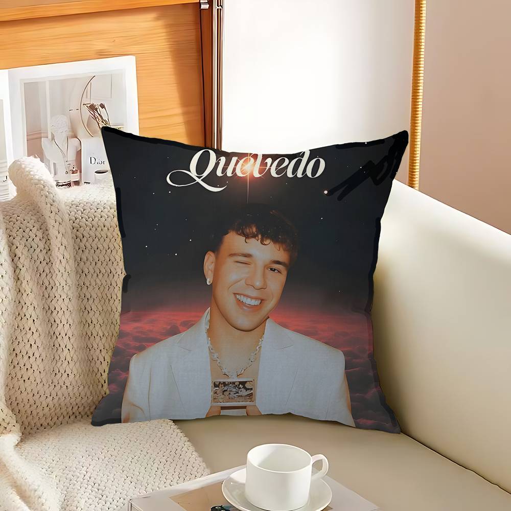 Popular Reggaeton Singer Q-Quevedo Cushion Cover Pillow Cover Decor Pillowcase Printed Cushion Case For Couch