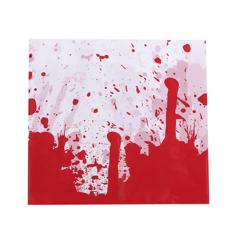 Halloween Decorations Disposable PEVA Tablecloth | Party Supplies for Table Backdrop Banner