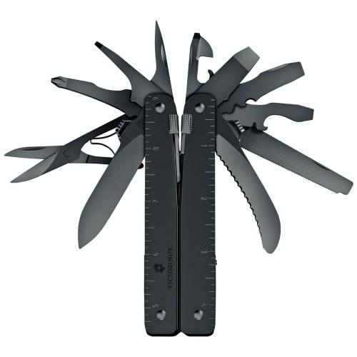 VICTORINOX Swiss Tool MXBS Black with Nylon Case, Swiss Army Knife, Multi-Function Knife, DIY Pliers, Swiss-Made Multi-Tool with 26 Locking Functions,