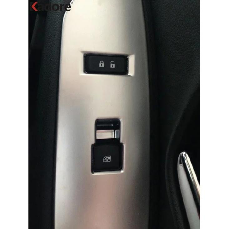 Car Inner Door Window Lift Switch Button Panel Cover Trim For Chevrolet Trax Tracker 2014-2017 2018 Matte Interior Accessories