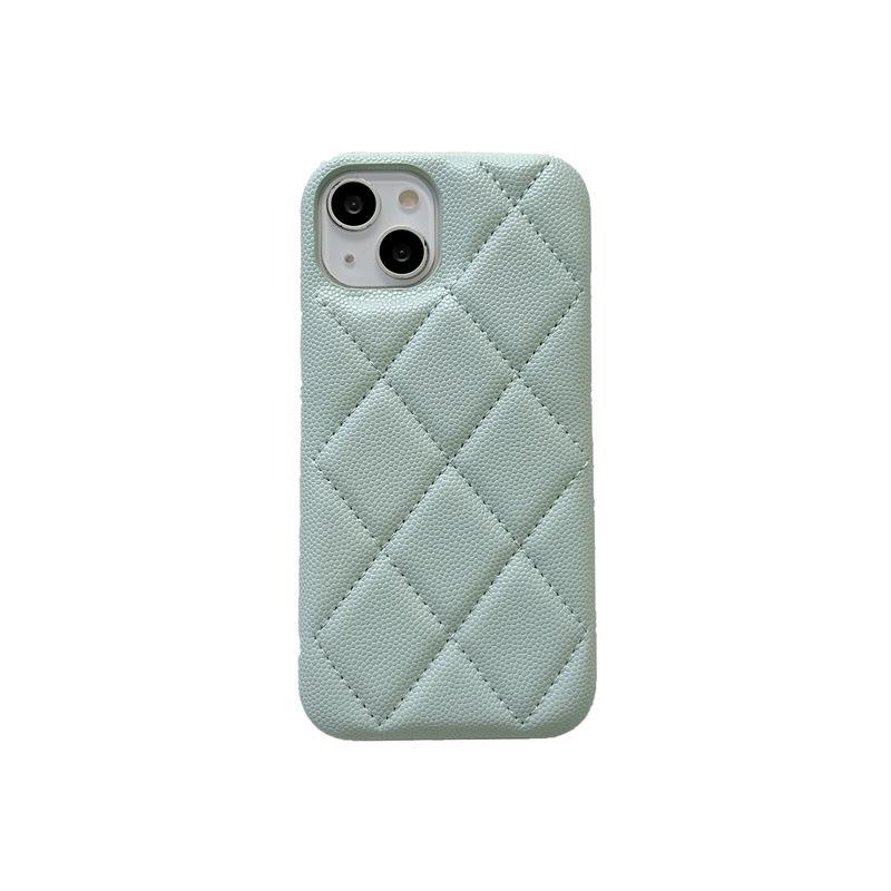 Xiaoxiangfeng rhombus pattern is suitable for iPhone17 mobile phone case Apple 16ProMax leather 15 anti-drop 14 protective case