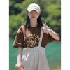 Plus Size Neutral Style Women's Short Sleeve Summer Trendy Streetwear T-Shirt