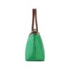 Longchamp Le Pliage Solid Logo Recycled Polyamide Canvas Dumpling Bag Tote Shoulder Bag Medium Women Bags Green 2605089P88