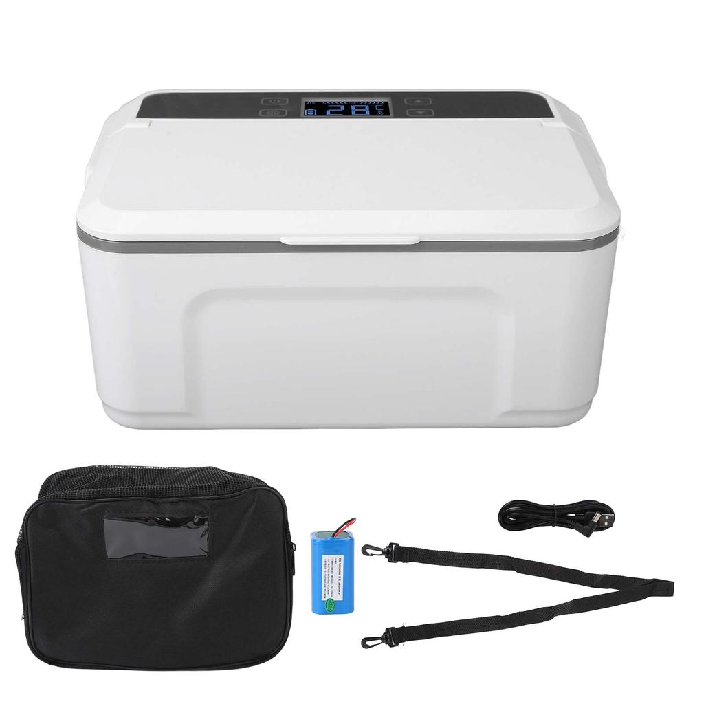 Insulin Kjøleboks Reise Kjølt Bærbar Holder Kjølig 2‑18 celsius Mini Medisinkjøleskap med