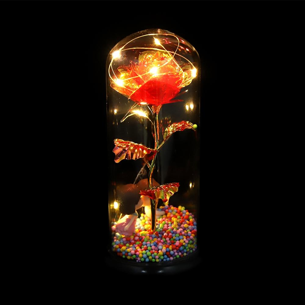 Innovative Romantic  Lamp Decor LED Flower Light Gift for Wedding Birthday Valentine\'s Day