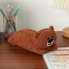 Bear Plush Cute Pencil Case Organizer With Spacious Storage For Kids Teens And